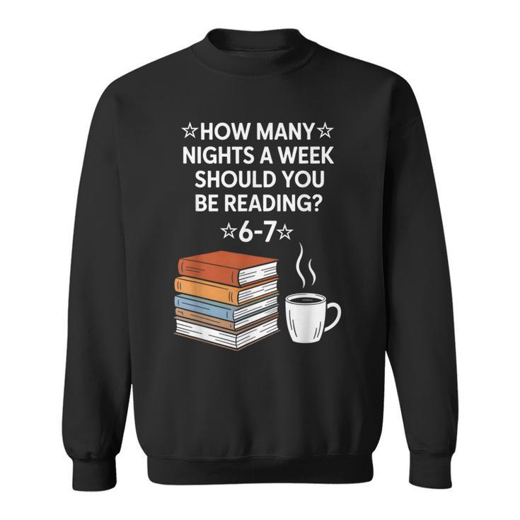 Reading 6-7 Six Seven Meme English Teacher Book Lover Sweatshirt