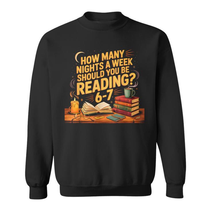 Reading 67 Six Seven Meme English Teacher Book Lover Sweatshirt