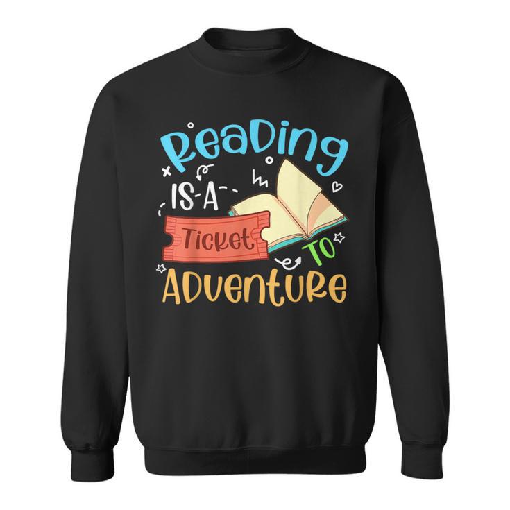 Reading Adventure Librarian Bookworm Book Lover Sweatshirt