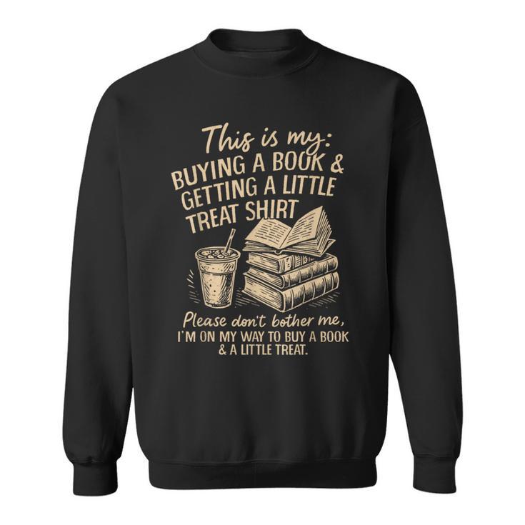 Reading Bookish Book Club Caffeinated Books & Coffee Lover Sweatshirt