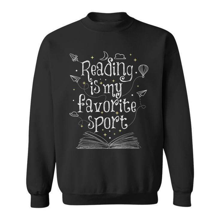 Reading Is My Favorite Sport For Reading Book Lovers Sweatshirt