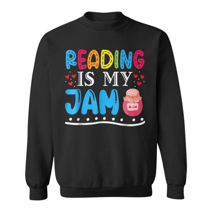 Reading Is My Jam I Love To Read Books Boy Girl Sweatshirt