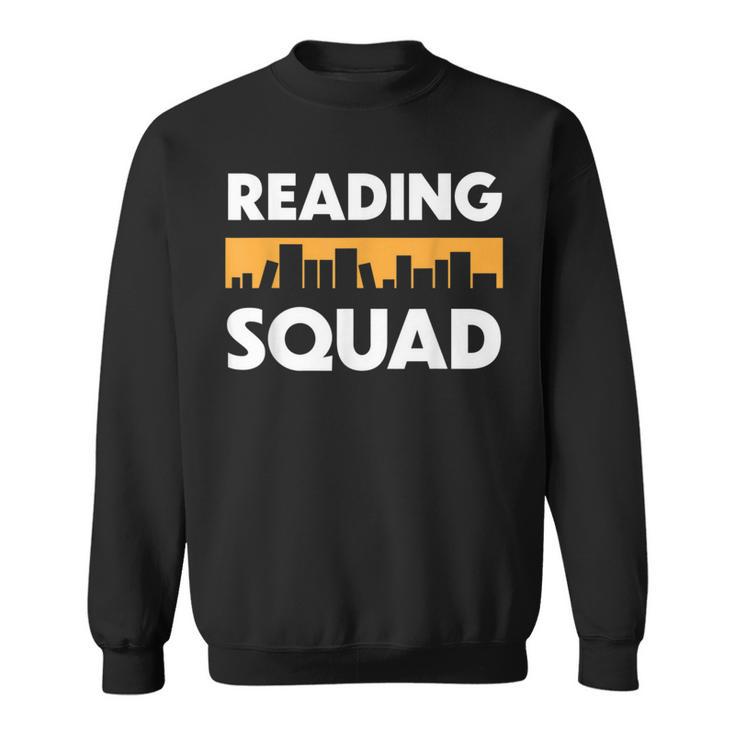 Reading Squad Book Lover And Reading Teacher For Men Women Kids Sweatshirt