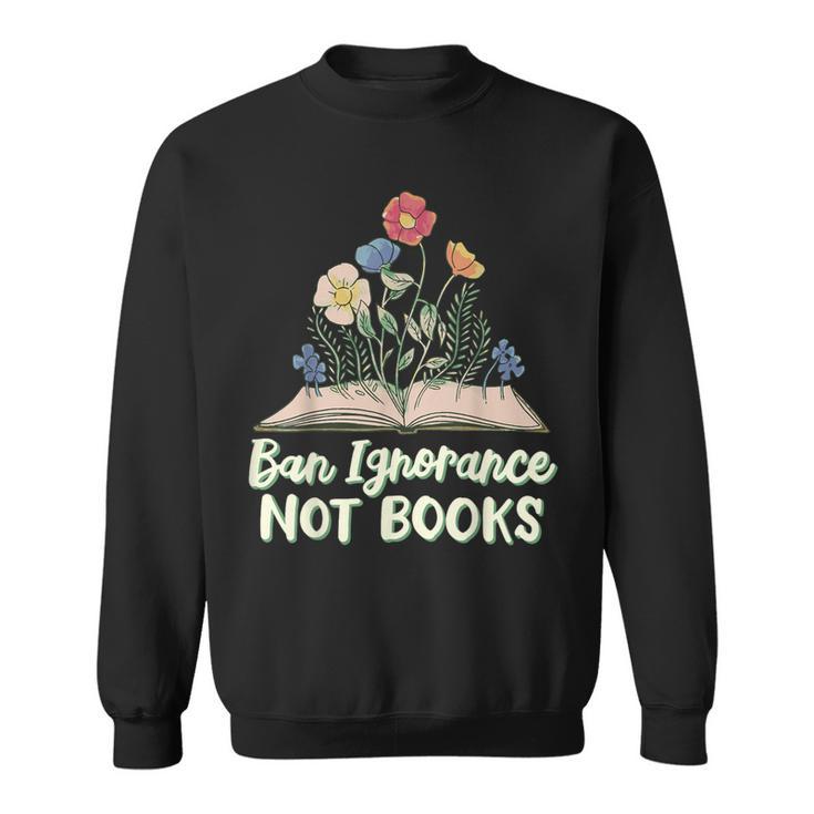Rebel Reader Librarian Banned Book Bookworm Ban Ignorance Not Books Adults & Kids - Small Short Sleeve V-Neck Classic Fit Sweatshirt