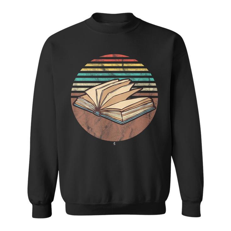 Retro Book Bookworm Book Lover Reader Reading Sweatshirt