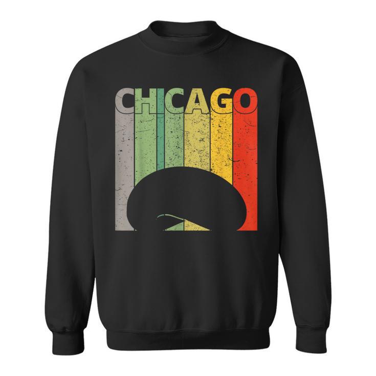 Retro Chicago Intage Chicago Bean Cloud Gate スウェットシャツ