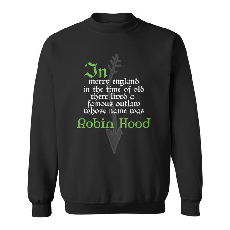 Robin HoodShirt For Book Lovers And Literature Fans Sweatshirt Robin HoodShirt For Book Lovers And Literature Fans Sweatshirt