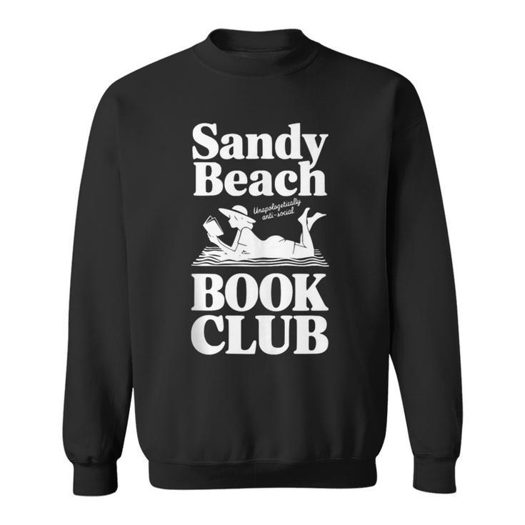 Sandy Beach Book Club Anti-Social Sweatshirt