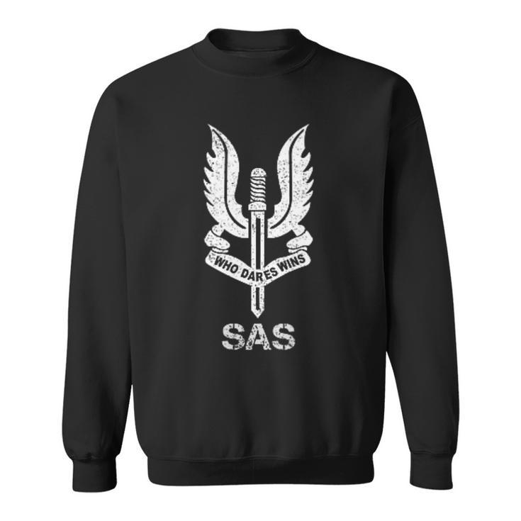 Sas 特殊部隊 スナイパー退役軍人 ビンテージフラッグ 7月4日 スウェットシャツ