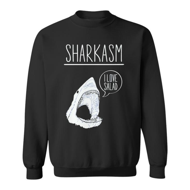Sharkasm I Lovealad面白い皮肉なシャークスタジオ 長袖tシャツ スウェットシャツ