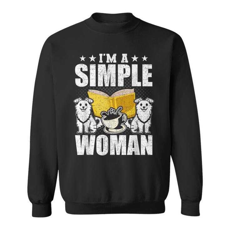 I Am a Simple Woman Book Lover Read Sweatshirt