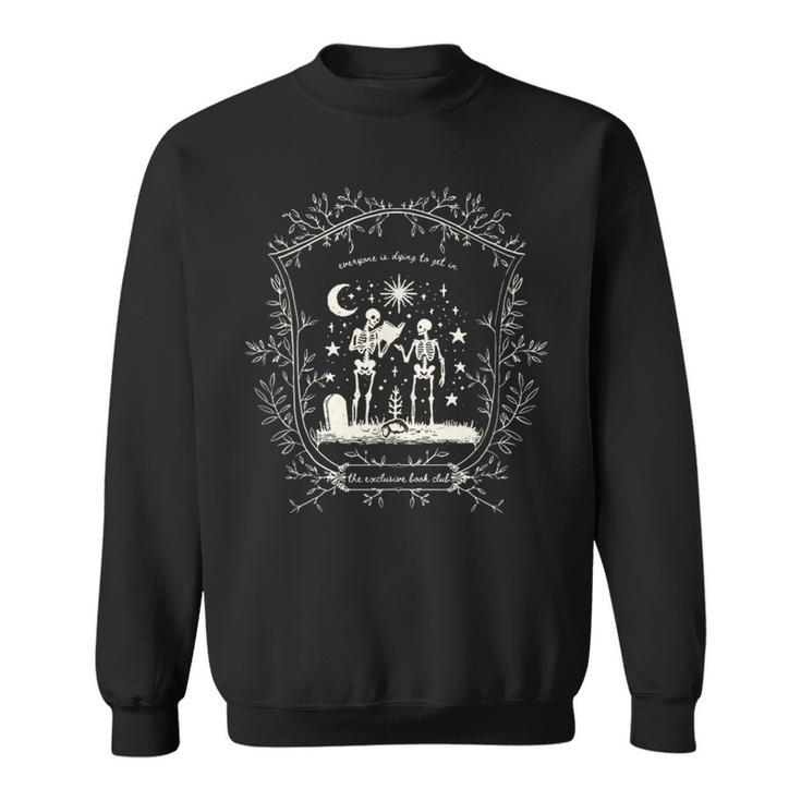 Skeleton Book Club Sweatshirt