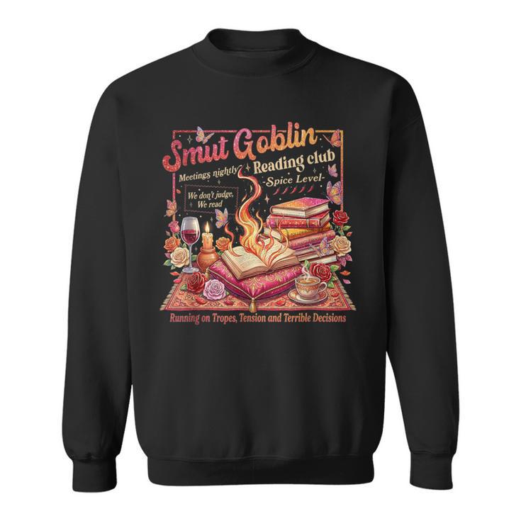 Smut Goblin Dark Romance Book Lover Vintage Sweatshirt