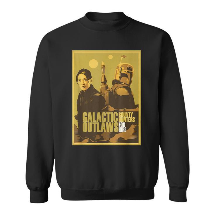 Star Wars The Book Of Boba Fett Fennec Outlaws Poster Sweatshirt