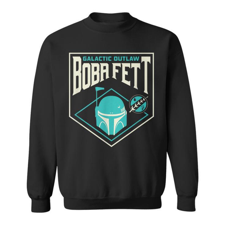 Star Wars The Book Of Boba Fett Galactic Outlaw Badge Sweatshirt