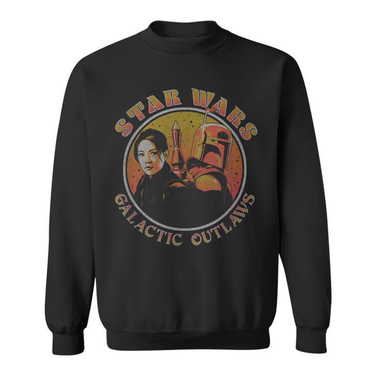 Star Wars The Book Of Boba Fett Galactic Outlaws Vintage Sweatshirt