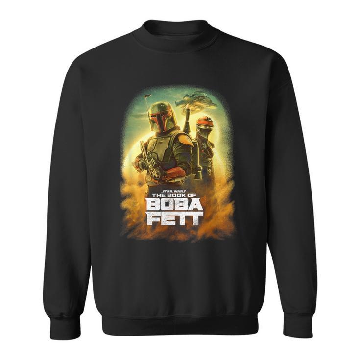 Star Wars The Book Of Boba Fett Group Shot Desert Poster Sweatshirt