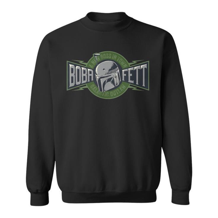Star Wars The Book Of Boba Fett A New Boss In Town Logo Sweatshirt