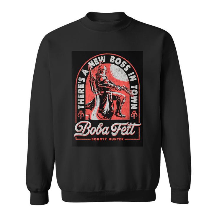 Star Wars The Book Of Boba Fett Vintage Poster V-3 Sweatshirt