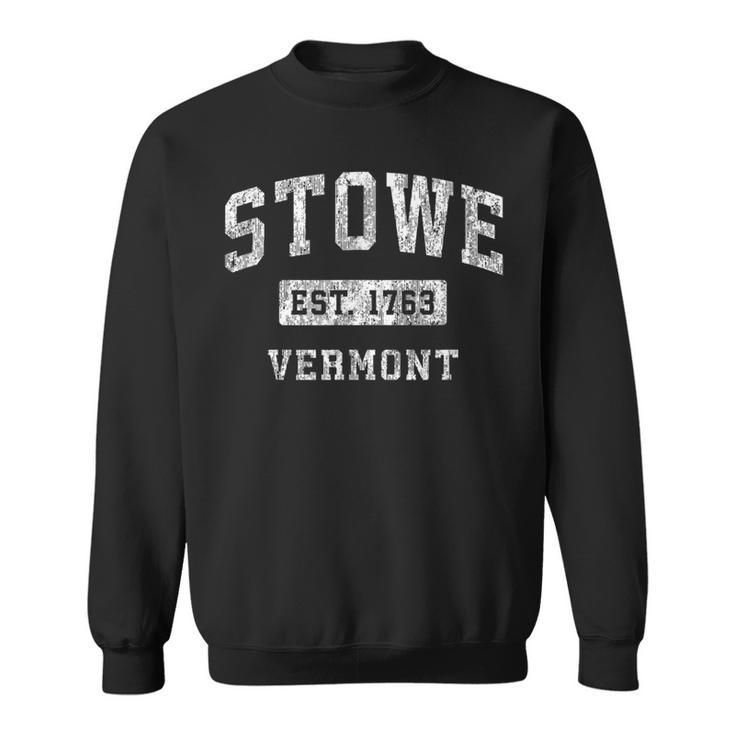 Stoweermontt ビンテージ確立されたスポーツデザイン スウェットシャツ