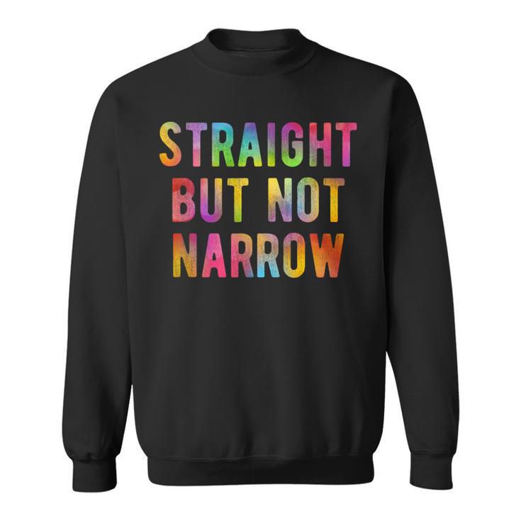 Straight But Not Narrow レインボー Lgbtq Ally スウェットシャツ