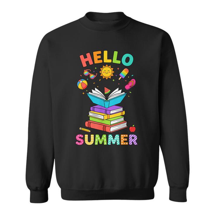 Summer Reading Books Librarian Teacher Last Day Of School Sweatshirt