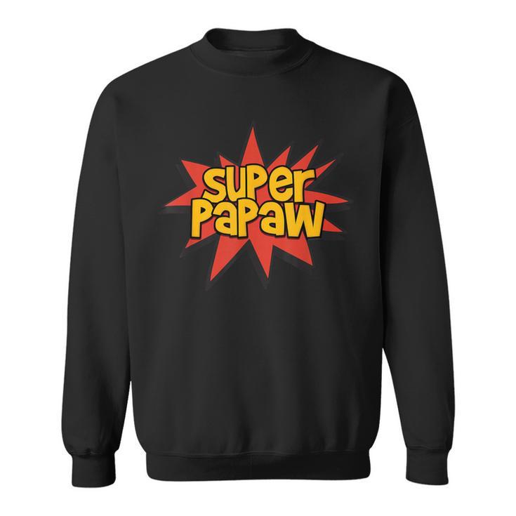 Super Grandfather Comic Book Hero Tshirt Super Papaw Sweatshirt