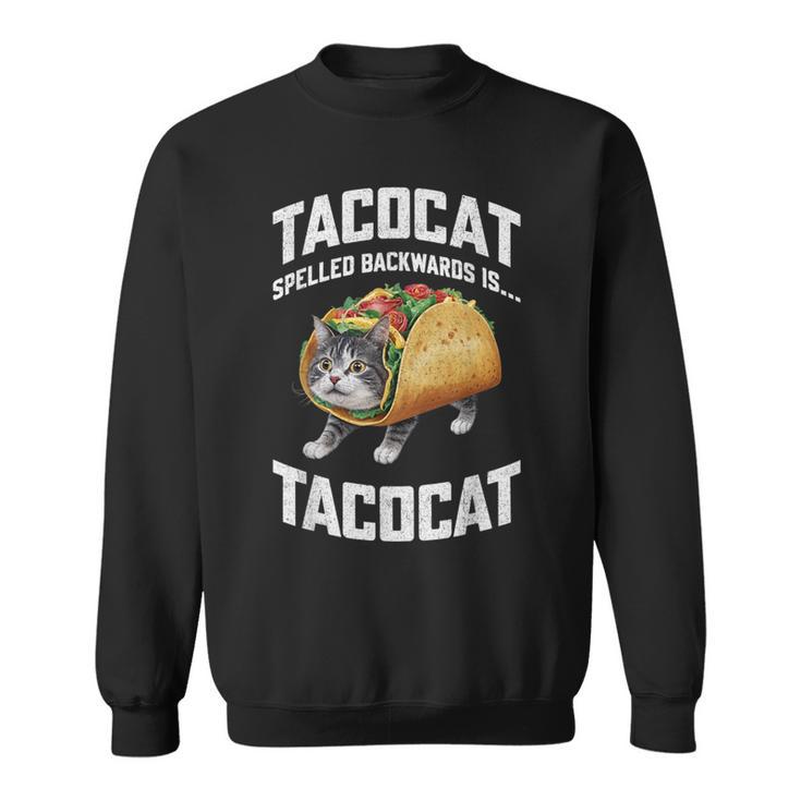 Tacocatpelled Backward Is Tacocat シャツ タコキャット好き スウェットシャツ