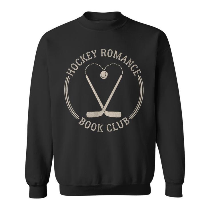 Threadless Grey Sky Chai Hockey Romance Book Club Graphic Sweatshirt