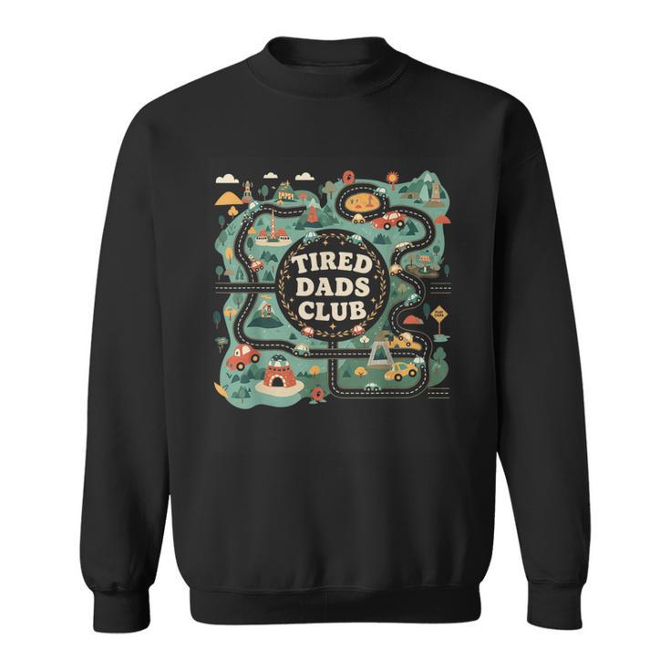 Tired Dads Club Divertente Corsa Per Papà Garau Papàtanco Papà Felpa