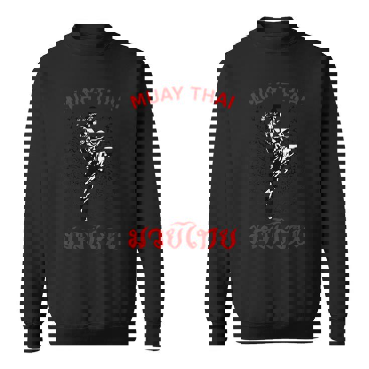 Twin Tiger ムエタイ タトゥー タイガー ボクシング ムエタイ ファイティング スウェットシャツ