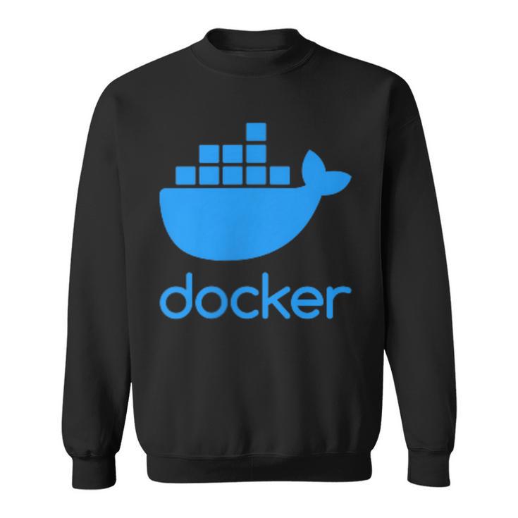 Twoided Docker ソフトウェアプログラミングと開発 スウェットシャツ
