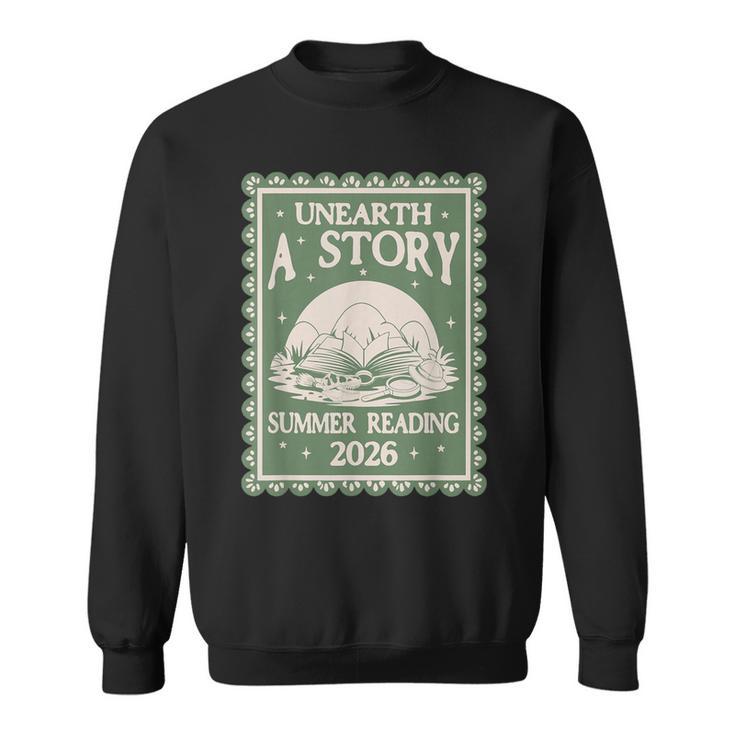 Unearth a Story Summer Reading 2026 Palaeontologists Book Sweatshirt