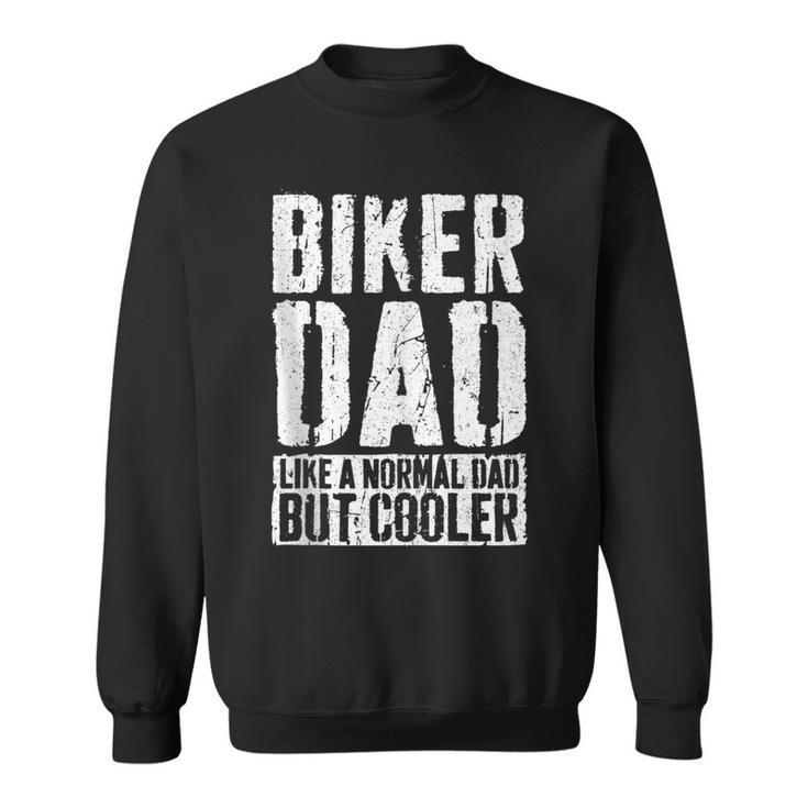 Uomo Biker Dad Festa Del Papà Biker Dad Felpa