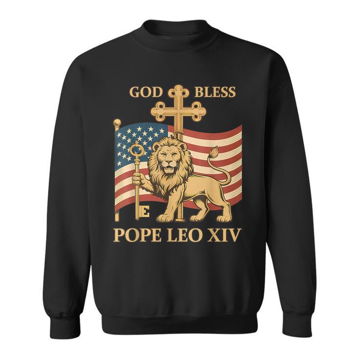 Vatican Pope Leo Xiv God Bless Pope Leo Xiv スウェットシャツ