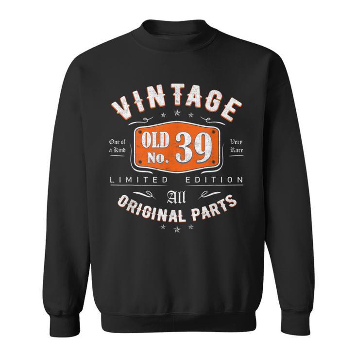 Vintage 1983 ヴィンテージ 1983年生まれ 39歳の誕生日ギフトアイデア 39歳 スウェットシャツ