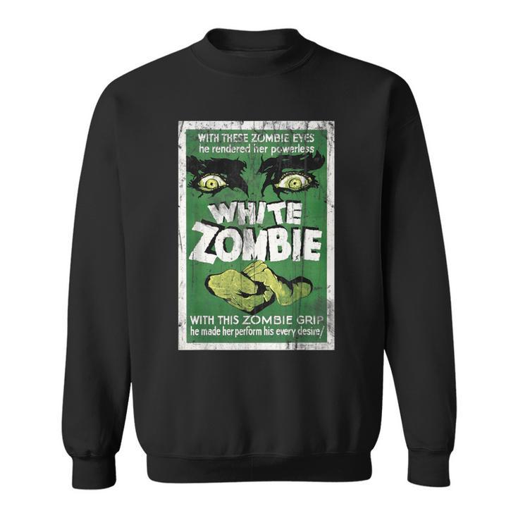 Vintage Blanc Zombie Movie Poster Sweater e
