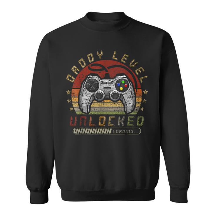 Vintage Retro Papà Livellobloccatoideo Gamer Gaming Papà Felpa