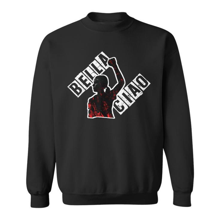 Viva L'italia Antifascista Bella Ciao Antifascista Camisa de entrenamiento