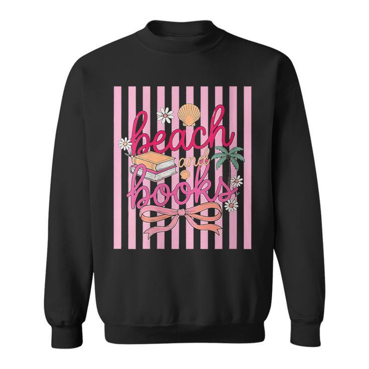 Women's Book Girl Summer Beach Club Summer Reading Sweatshirt