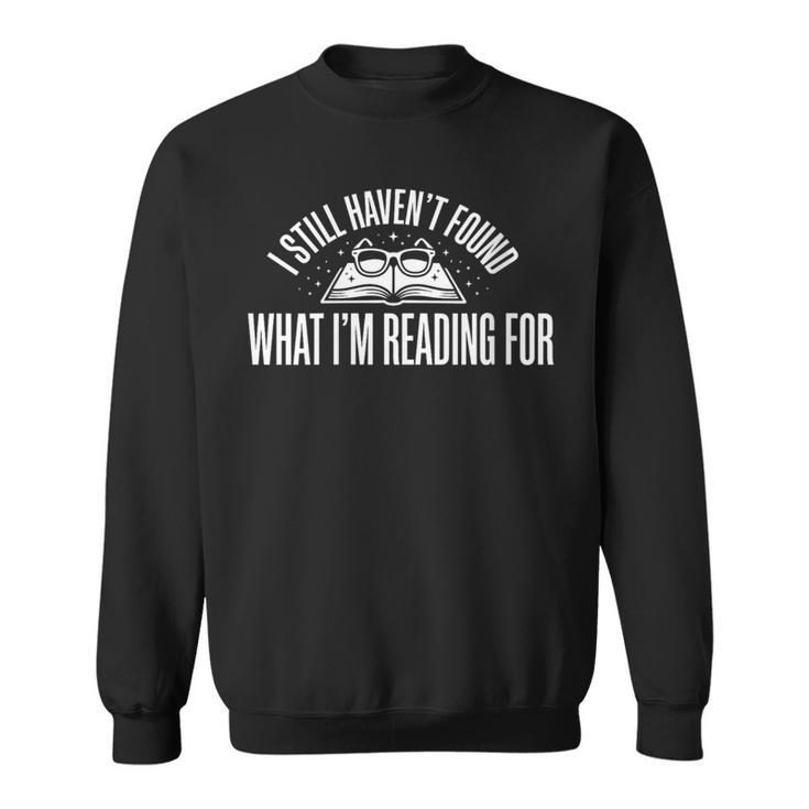 Women's Book Glasses Cool Men Women Kids Reading Sweatshirt