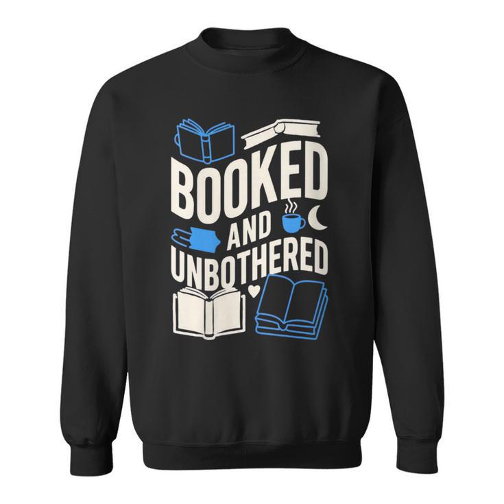 Women's Booktrovert Introvert Reader Library Card Coffee Books Sweatshirt