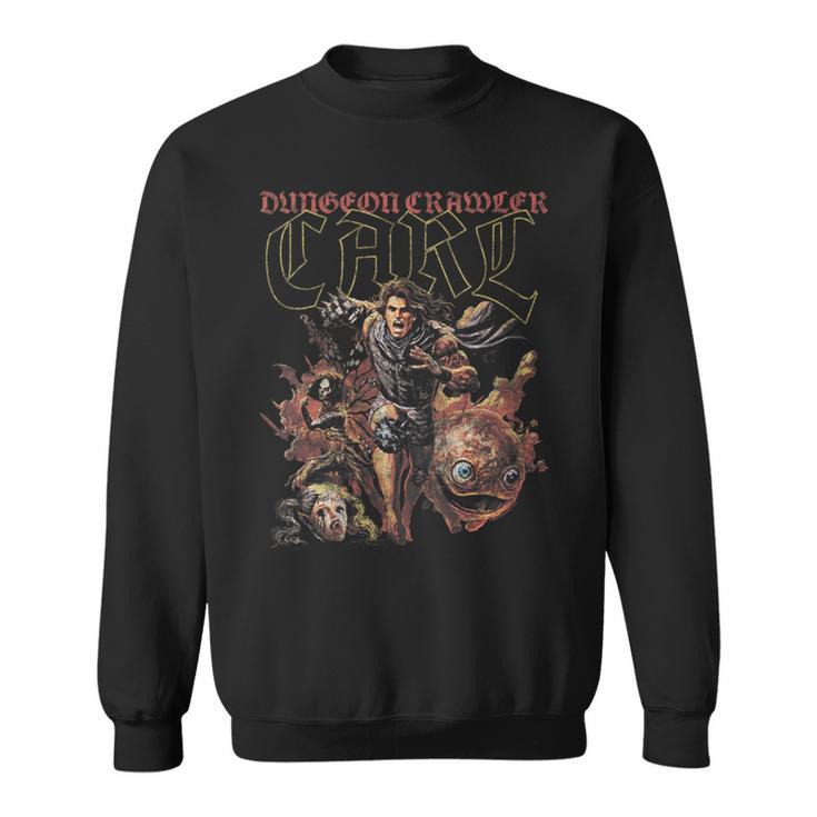 Women's Dungeon Crawler Carl The Inevitable Ruin Cover LitRPG Book Sweatshirt