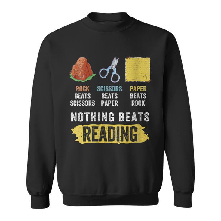 Women's Nothing Beats Reading Book Librarian Across America Kids Sweatshirt