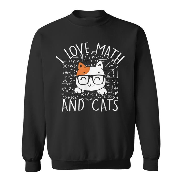 World Book Day Boys And Girls Cute Cat Math Number Sweatshirt
