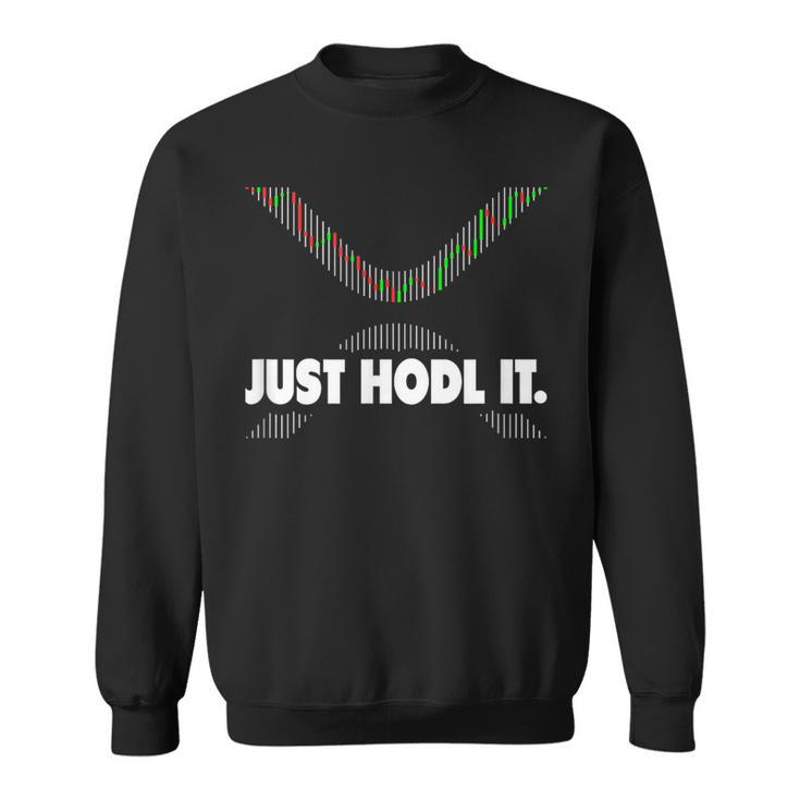 Xrp商品暗号通貨ギフトブロックチェーン暗号 スウェットシャツ