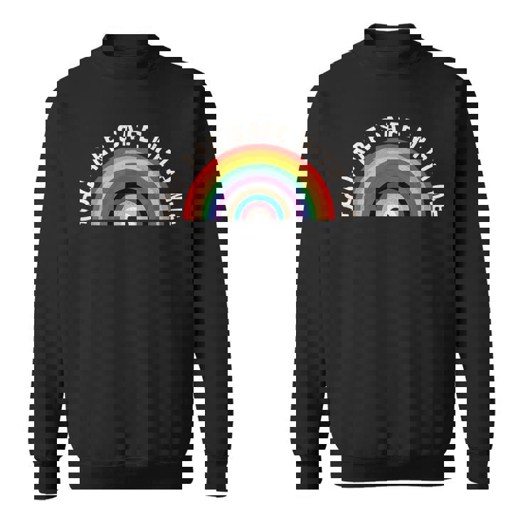 You Areafe With Me スウェットシャツ