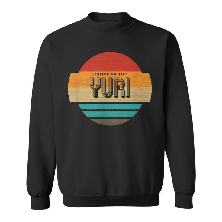 メンズ Yuri 名称 レトロ・ヴィンテージ・サンセット 限定版 スウェットシャツ