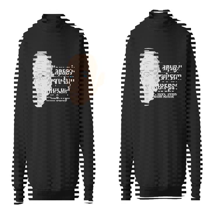 ウィリアム・バロウズ ビート詩人の名言 ビートジェネレーション スウェットシャツ