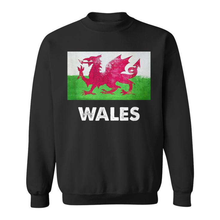 ウェールズ国旗tシャツ スウェットシャツ